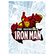 Tatuaggio Da Parete - Iron Man Comic Classic - Dimensioni 50 X 70 Cm