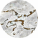 Selbstklebende Vlies Fototapete/Wandtattoo - Marble Vibe - Größe 125 X 125 Cm