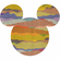 Selbstklebende Vlies Fototapete/Wandtattoo - Mickey Head - Größe 125 X 125 Cm