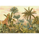 Carta Da Parati Adesiva Fotografica  - Tropical Vintage Garden - Dimensioni 400 X 280 Cm