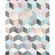 Vlies Fototapete - Cubes Pastel - Größe 200 X 250 Cm