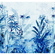 Carta Da Parati Adesiva Fotografica  - Blue Jungle - Dimensioni 300 X 280 Cm